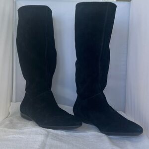 Franco Sarto Black Suede Boots
